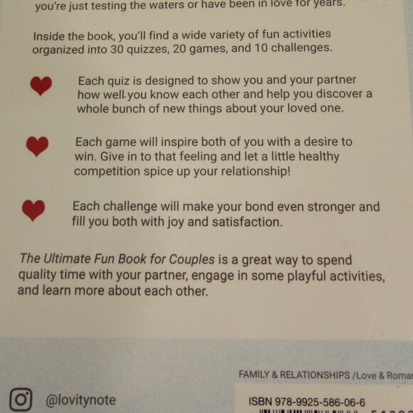The Ultimate Fun Book for Couples by LovityNote 2020 - Picture 5 of 16